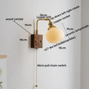 GobekUsa Ceramic Copper LED Wall Lamps Bedroom Bathroom Mirror Light Fixtures