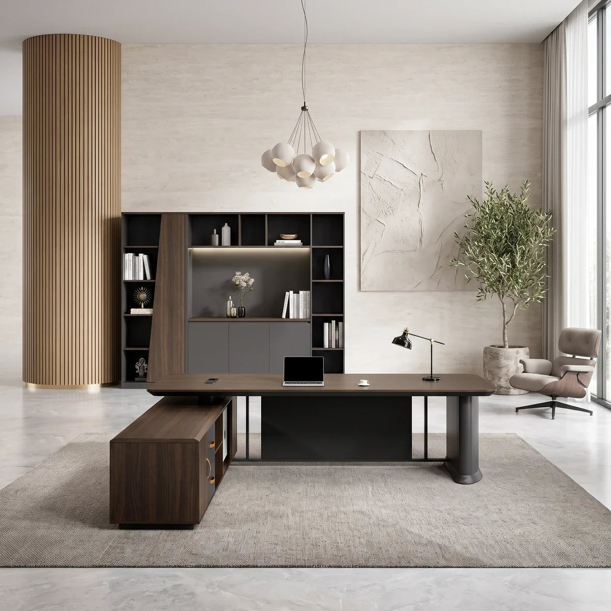 Colmar · Modern L-Shaped Executive Desk, photo 3 of 13