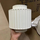 GobekUsa Cream White Resin Wall Sconce LED Light for Bedroom, Living Room, Study