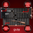 Tactical Rustic Hidden American Flag Gun Storage with Trap Door