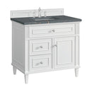 James Martin Lorelai 36" Single Bathroom Vanity, Bright White