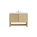 James Martin Marigot 48" Single Bathroom Vanity, Sunwashed Oak
