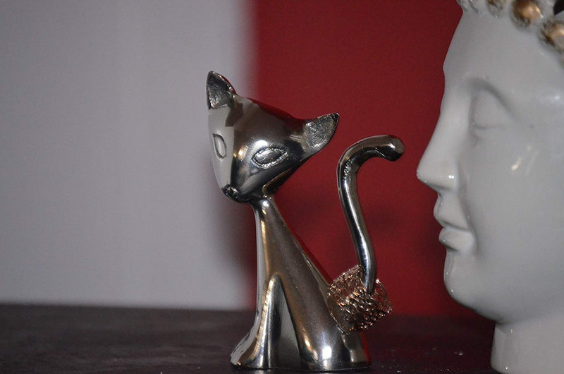 Vibhsa Cat Ring Holder (Silver), photo 6 of 7