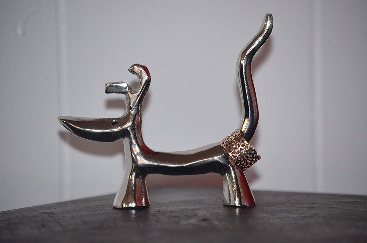 Vibhsa Dog Ring Holder (Silver Finish), photo 5 of 7