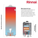Rinnai 6.6 GPM Indoor 160k BTU Non Condensing Tankless Water Heater [351-RE160IN] (SAK84516)