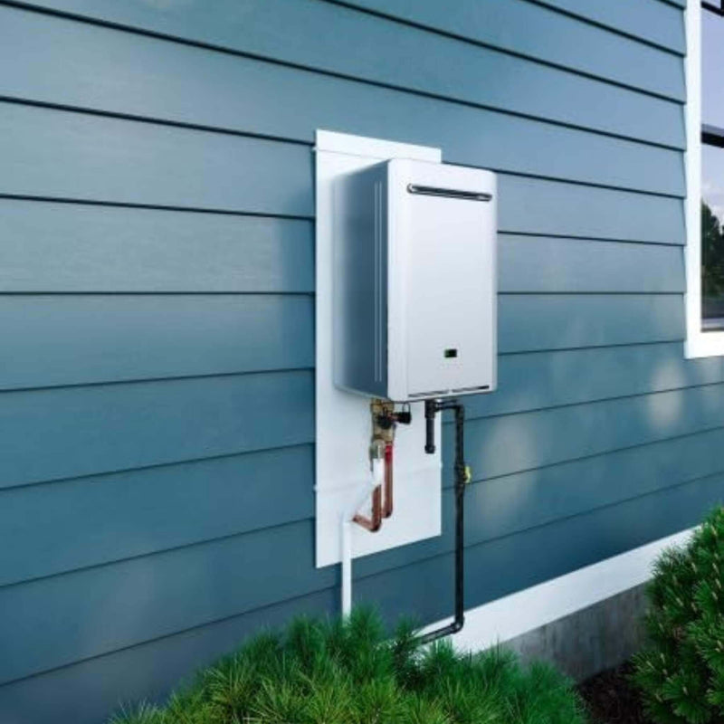 Rinnai 8.5 GPM 180K BTU Residential Outdoor Liquid Propane Tankless Water Heater [351-RE180EP] (SAK19876)