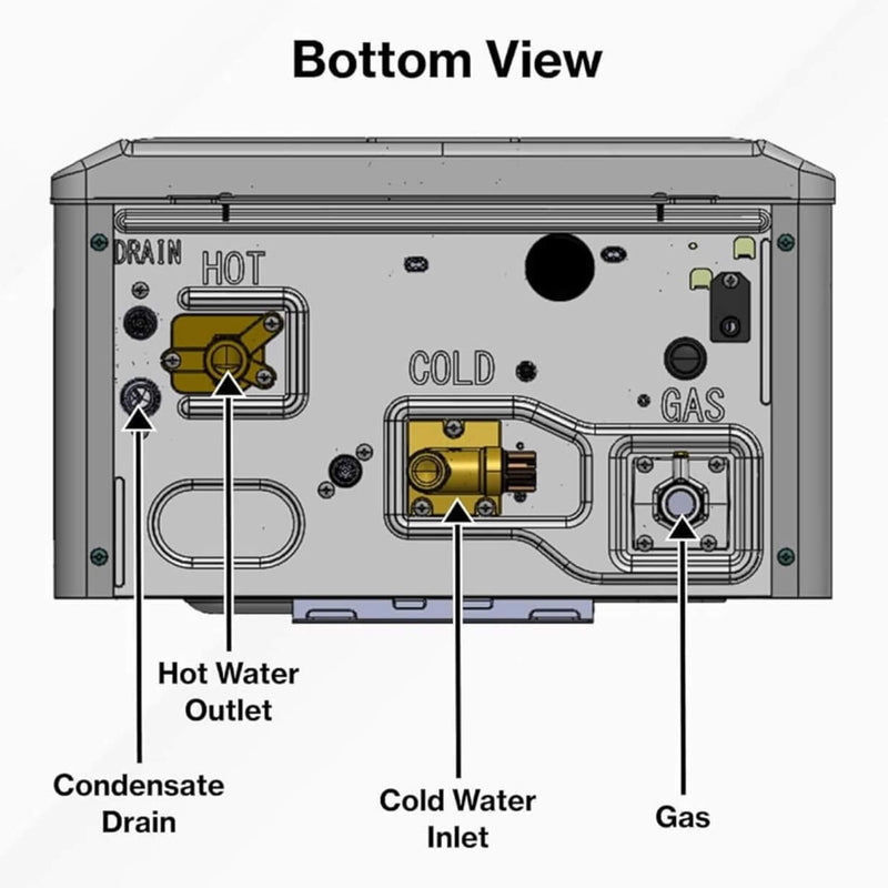 Rinnai Sensei CX 11 GPM Commercial High Efficiency Tankless Water Heater [351-CX199IN] (SAK75016)