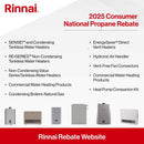 Rinnai Sensei CX 11 GPM Commercial High Efficiency Tankless Water Heater [351-CX199IN] (SAK75016)