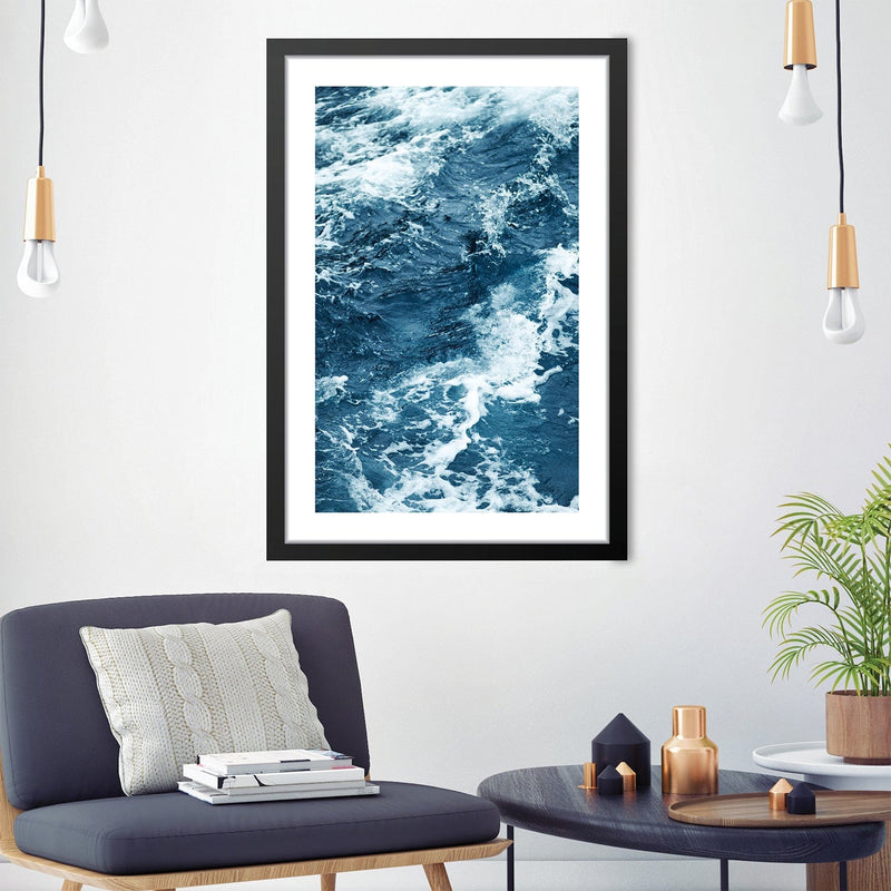 Rippled Ocean Print