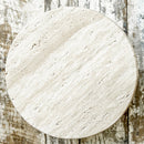 Stone Top Wood Round Decorative Risers, Set of Two by Decor Steals