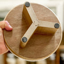 Stone Top Wood Round Decorative Risers, Set of Two by Decor Steals