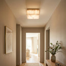 Alabaster Rivage Square Ceiling Lamp