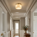Round Rivage Alabaster Ceiling Lamp