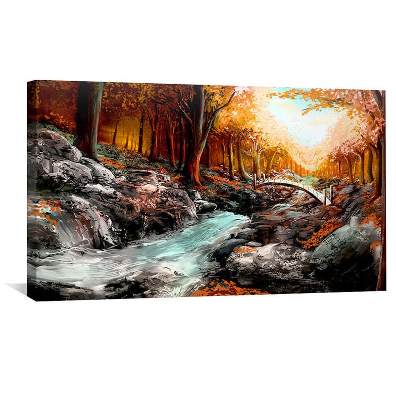 River Crossing Canvas