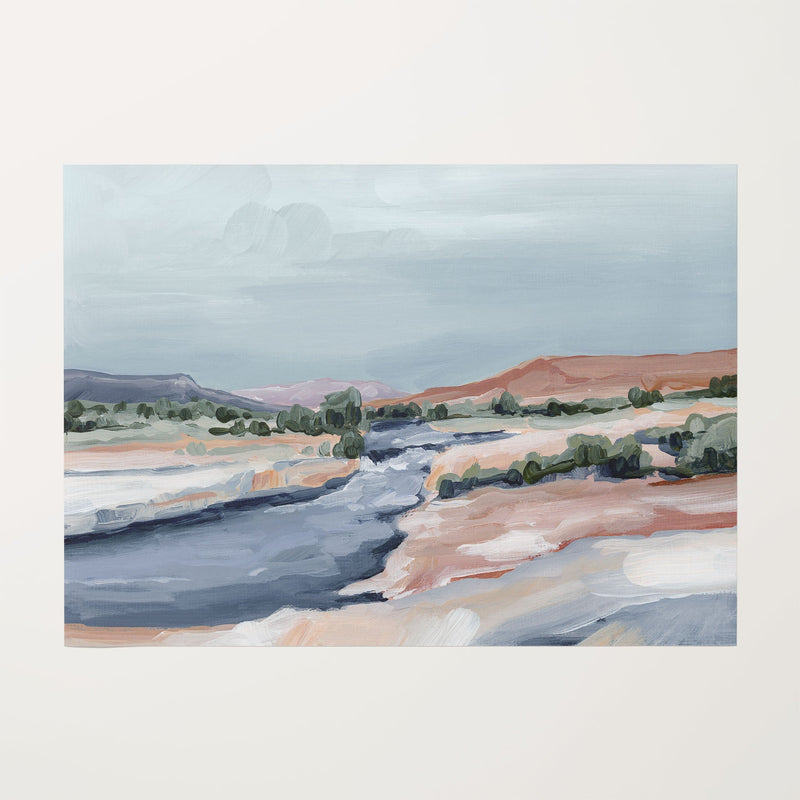 "River Through Zion" Art Print