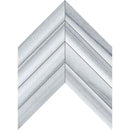 Rivulet Honed Chevron Waterjet Marble Mosaics 13x10