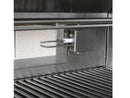 RCS 4-Burner 6-Foot Gas Grill Island with Rear Infrared Burner, Refrigerator, Access Door, Black Cabinet & Black Granite Countertop