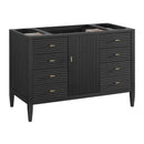 James Martin Myrrin 48" Single Bathroom Vanity, Carbon Oak