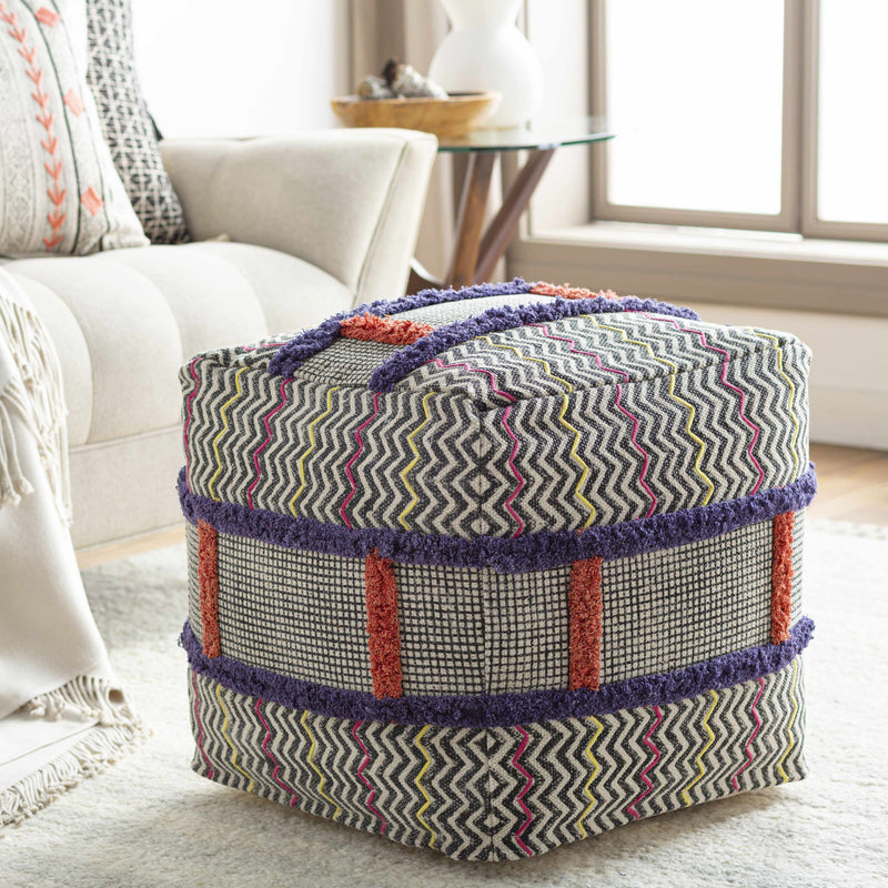 Ottenschlag Beige Pouf