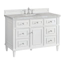 James Martin Lorelai 48" Single Bathroom Vanity, Bright White