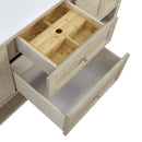 James Martin Breckenridge 72" Double Bathroom Vanity, Whitewashed Oak