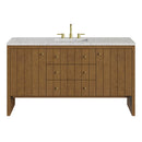 James Martin Hudson 60" Single Bathroom Vanity, Honey Oak