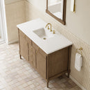 James Martin Kinnsden 48" Single Bathroom Vanity, Weathered Oak