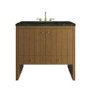 James Martin Hudson 36" Single Bathroom Vanity, Honey Oak