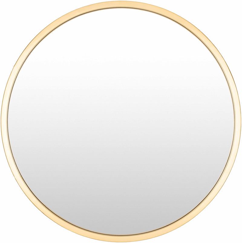 Guinda Round Gold Framed Wall Mirror