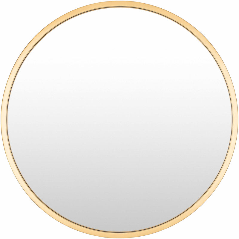 Guinda Round Gold Framed Wall Mirror