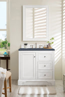James Martin De Soto 36" Single Bathroom Vanity, Bright White