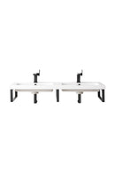 James Martin Boston 18" Floating Wall Bracket, Matte Black