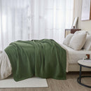 100% Cotton Waffle Weave Blanket - Mikala Collection by Great Bay Home