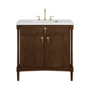 James Martin Kinnsden 36" Single Bathroom Vanity, Sable Oak