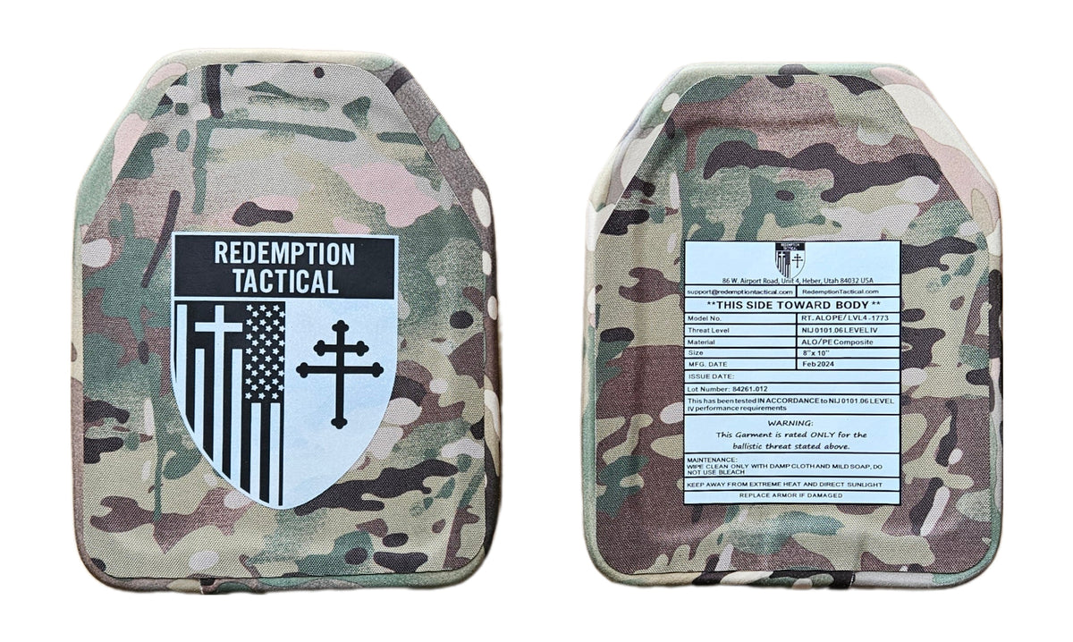8x10 Level IV Recon 2.0 Armor Kit (Pair Level IV 8x10 Plates or Bundle 8x10 Plates +Recon 2.0 Carrier), photo 4 of 12