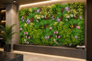 Dense Succulent Artificial Vertical Garden Green Wall Panel 20×20in – UV Resistant – Commercial Grade by Designer Plants USA