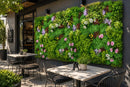 Dense Succulent Artificial Vertical Garden Green Wall Panel 20×20in – UV Resistant – Commercial Grade by Designer Plants USA