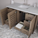 James Martin Portland 48" Single Bathroom Vanity, Whitewashed Walnut