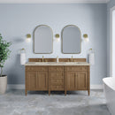 James Martin Brittany 72" Double Bathroom Vanity, Pecan