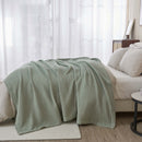 100% Cotton Waffle Weave Blanket - Mikala Collection by Great Bay Home