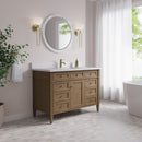 James Martin Brittany 48" Single Bathroom Vanity, Pecan