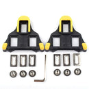 Road Bike Cycling Shoe Pedal Cleats Bicycle Accessories Road Bike Cleats For Cleats- Indoor Outdoor Spin Cycling Pedals Cleat & Bicycle Clips Set