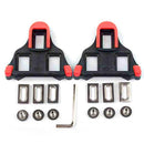 Road Bike Cycling Shoe Pedal Cleats Bicycle Accessories Road Bike Cleats For Cleats- Indoor Outdoor Spin Cycling Pedals Cleat & Bicycle Clips Set