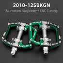 Road Bike Pedals Aluminum Alloy Anti-slip Bicycle Pedals Hollow-Carved Design Pedals Bicycle Accessories Mountain Bike Pedals Flat Bicycle Pedals Platform Cycling Sealed Bearing Aluminum Pedals For Mountain Bike