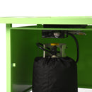 Aluminum 32-in Square Propane Fire Table with Beads, Covers and Lid