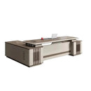 Lauder · Modern L-Shaped Executive Desk by Arc Grove