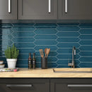 Roca Flow Cosmic Sapphire Polished Ceramic Tiles 3x12