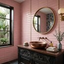 Roca Flow Velvet Pink Polished Ceramic Tiles 3x12