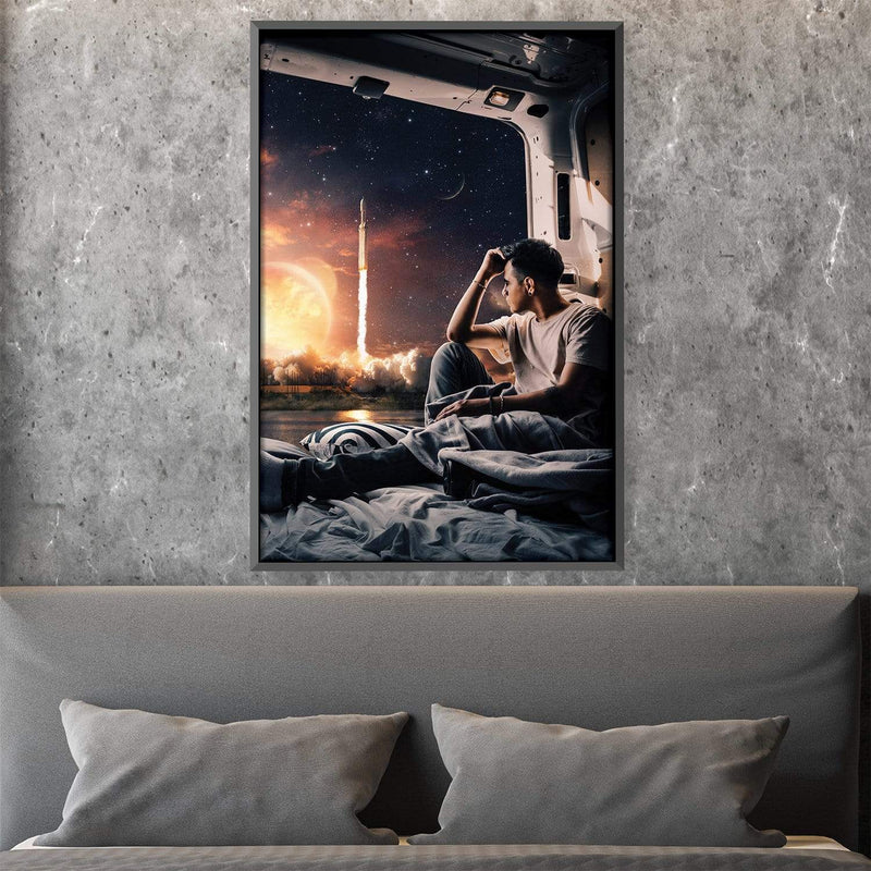 Rocket Launch Canvas