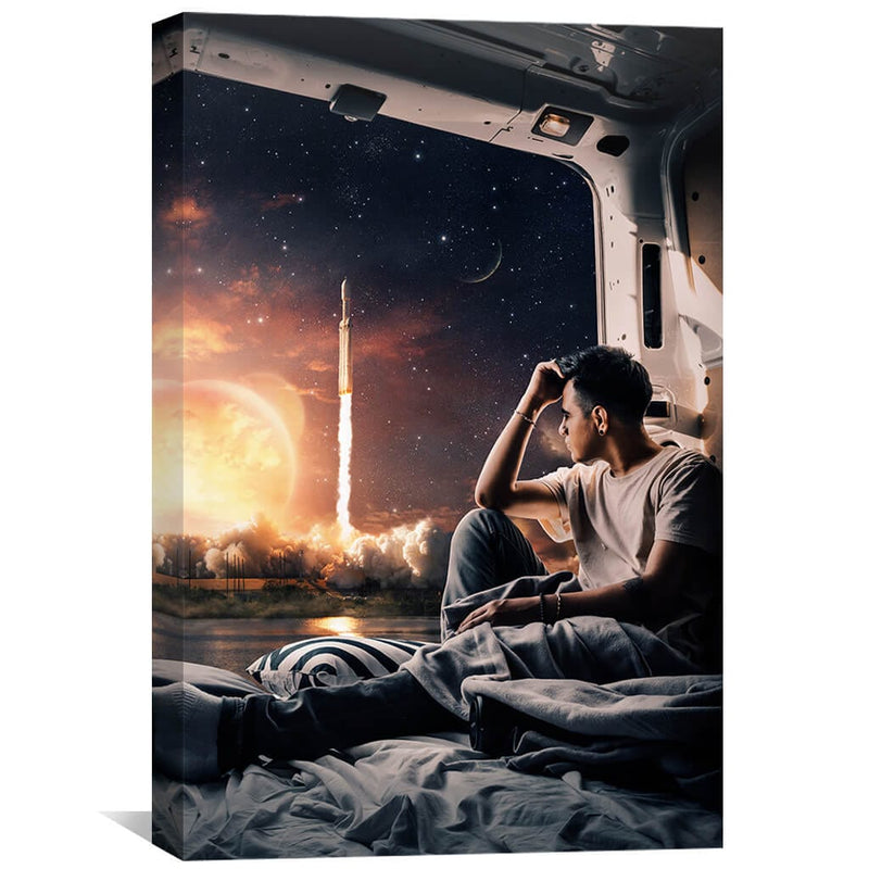 Rocket Launch Canvas